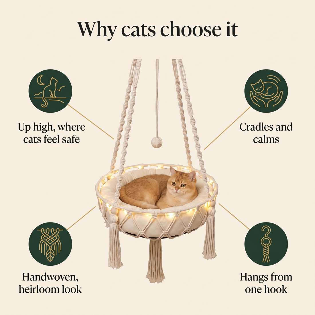 Why cats choose Purrcradle